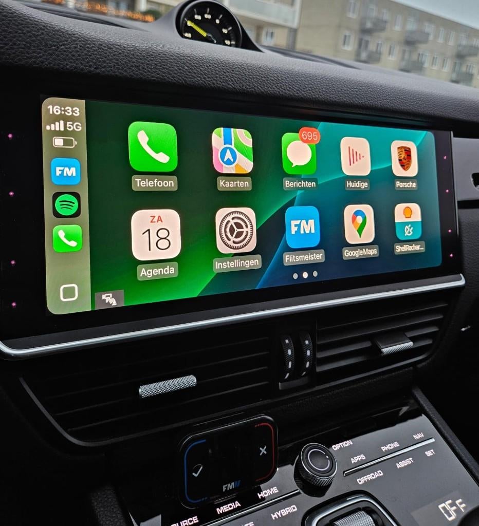 Fullscreen Apple CarPlay/Android Auto Porsche, Computers en Software, Navigatiesoftware, Nieuw, Update, Heel Europa, Ophalen