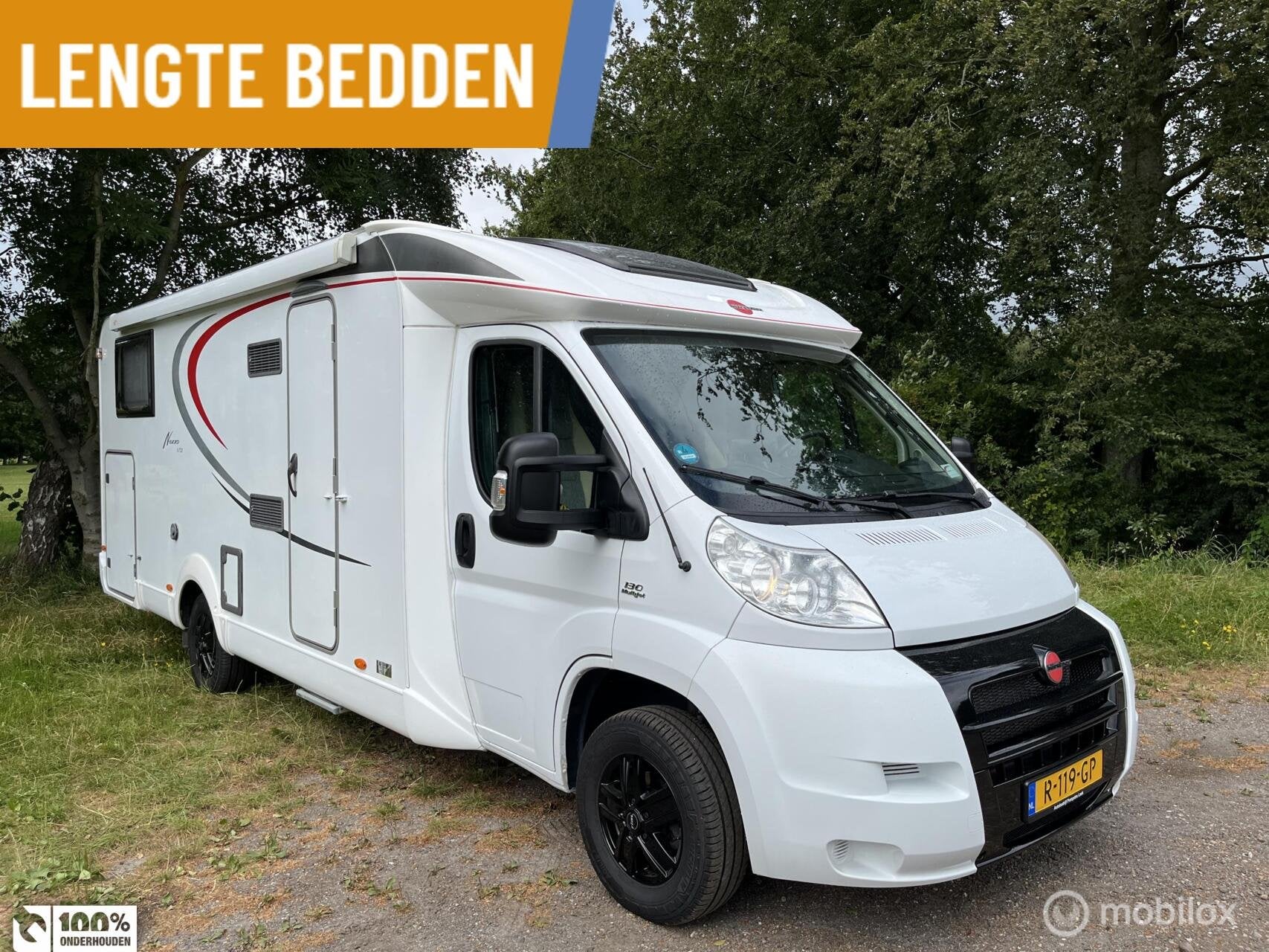 Burstner Nexxo T728 Lengte bedden/Airco/Zonnepan/51.000 KM, Bürstner GmbH & Co. KG, Info@buerstner.com, 7 tot 8 meter, Bedrijf