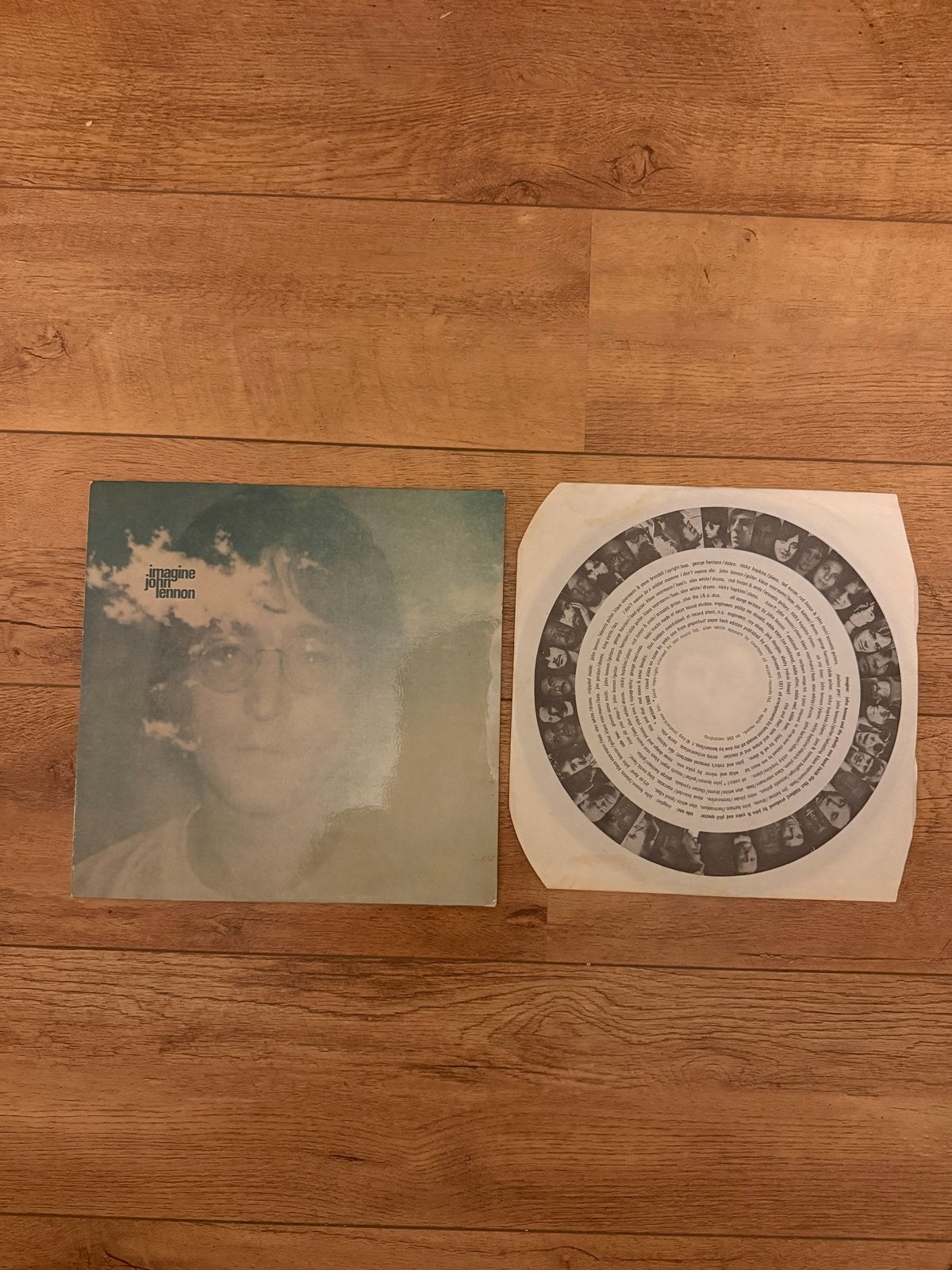 John Lennon LP Imagine 1971 Originele persing met binnenhoes, Ophalen, LP, Gebruikt, Pop