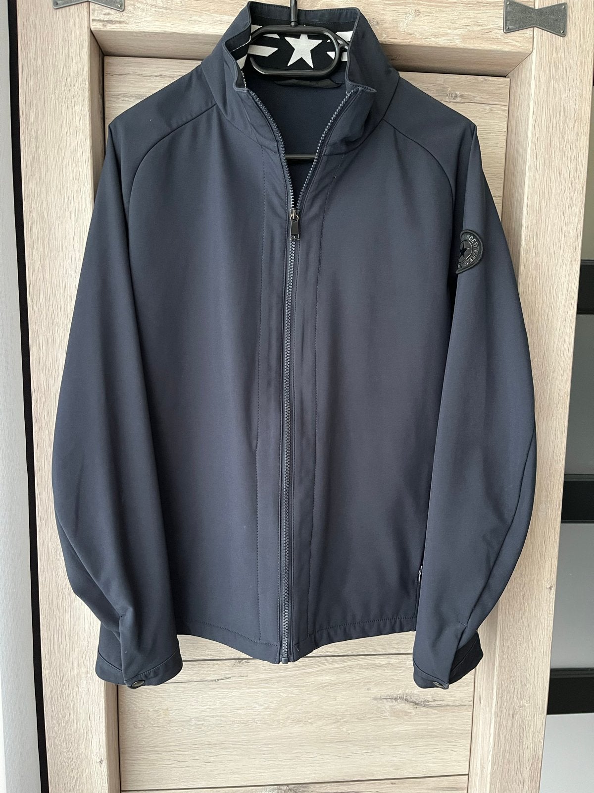 Donkerblauwe Airforce jas - Maat L, Kleding | Heren, Ophalen of Verzenden, Gedragen, Maat 52/54 (L), Blauw