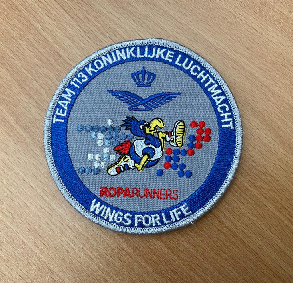 Embleem KLu Wings for life 2, Verzenden, Luchtmacht, Nederland, Embleem of Badge