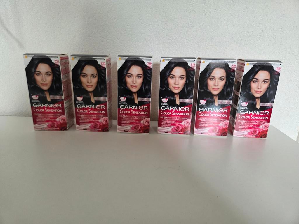 6 stuks haarverf Garnier Color Sensation 2.10
Blauw/zwart, Ophalen of Verzenden, Nieuw, Overige typen