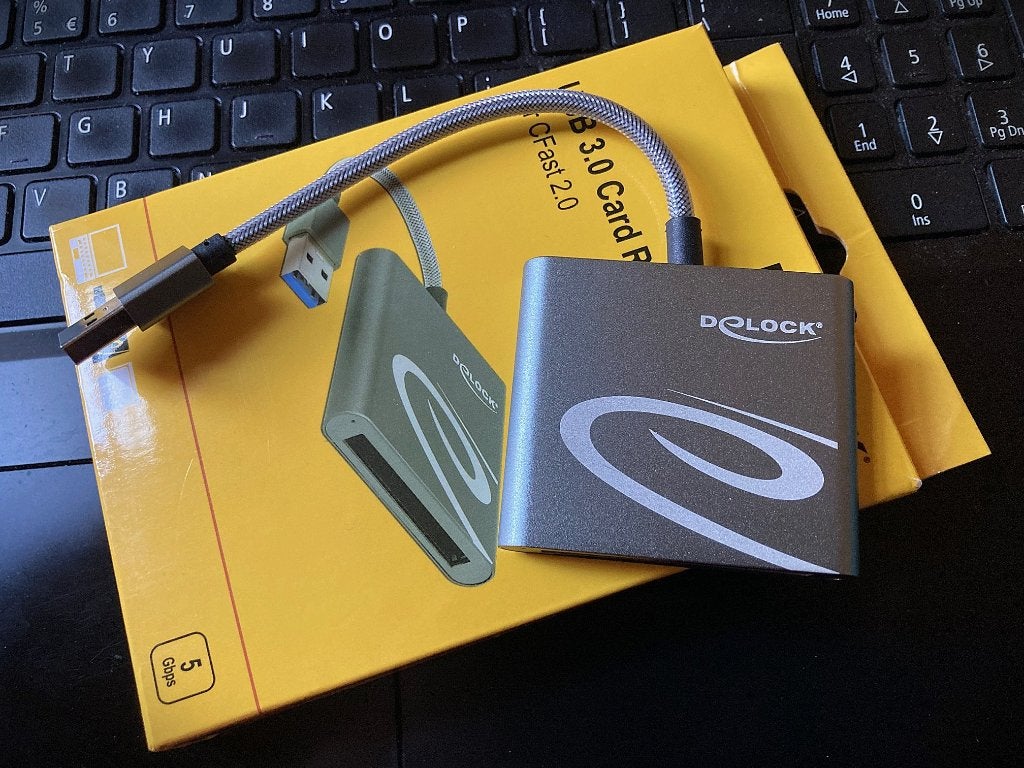 Card Reader - kaartlezer - merk: Delock, Computers en Software, Ophalen of Verzenden, Nieuw