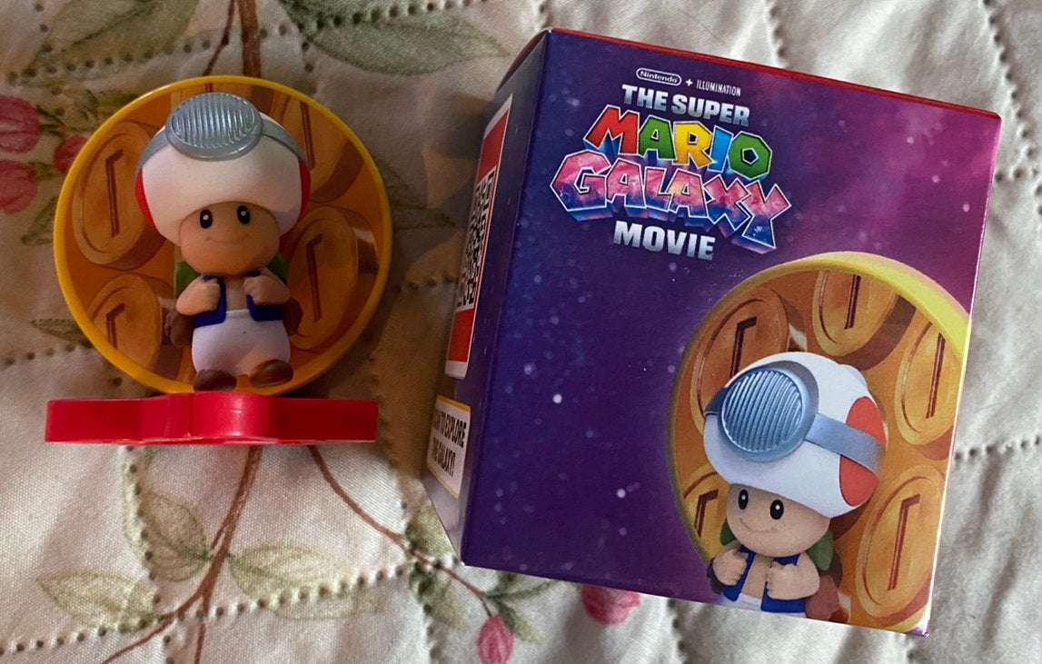 The Super Mario Galaxy Movie McDonald's Happy Meal Toad, Ophalen of Verzenden, Nieuw