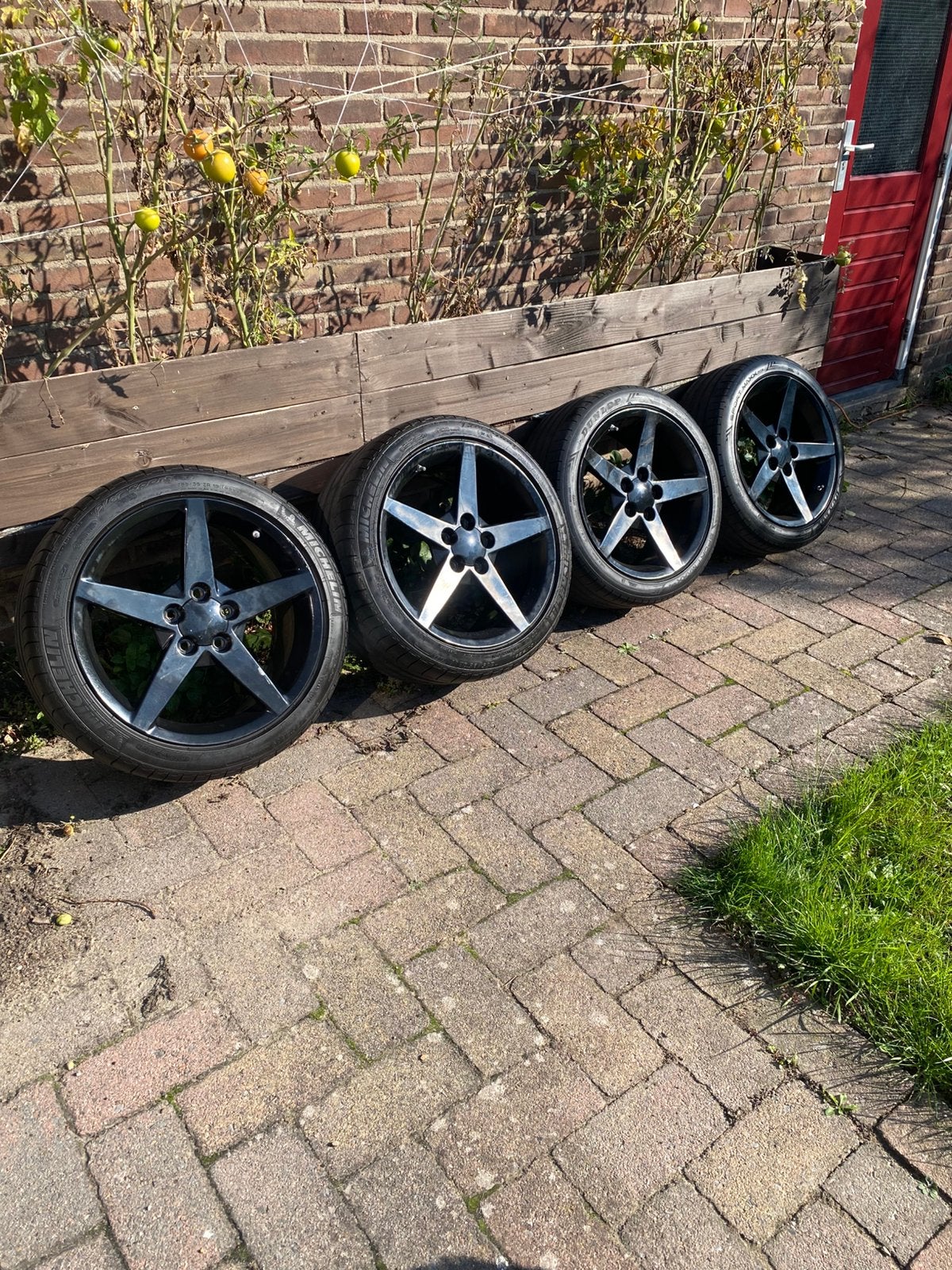 Te koop Corvette c6 velgen, Ophalen, Zomerbanden, Velg(en)