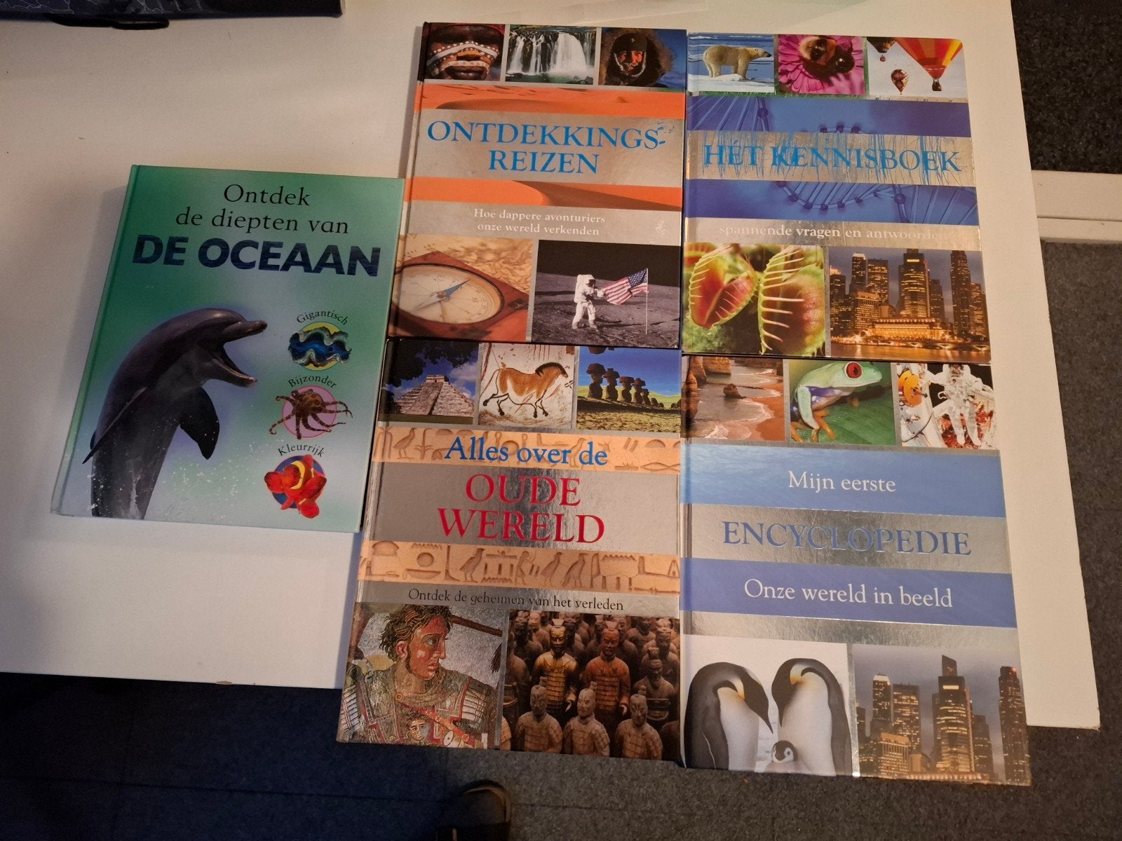 7x kleurrijke encyclopedieën, Ophalen of Verzenden, Zo goed als nieuw