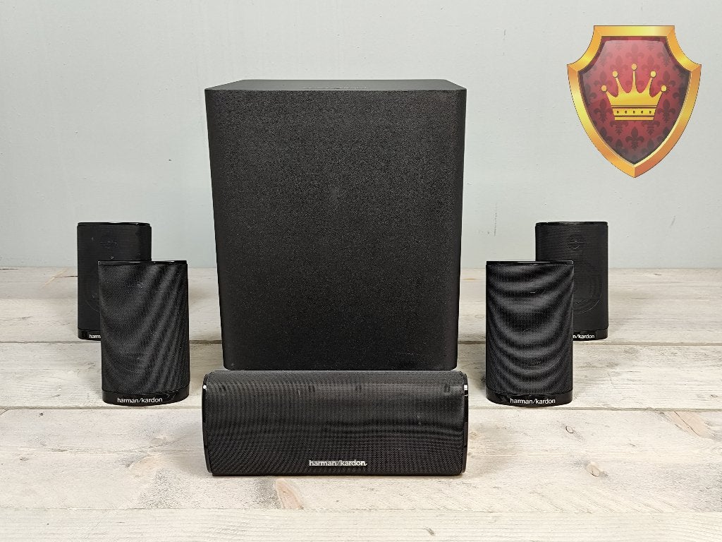 Harman Kardon HKTS 16 5.1 Home Cinema Speakerset Zwart, Overige merken, Blu-ray-speler, 70 watt of meer, Ophalen of Verzenden