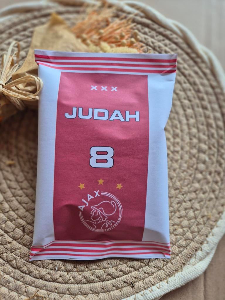 Ajax chips traktatie, Ophalen of Verzenden, Nieuw, Feestartikel, Verjaardag