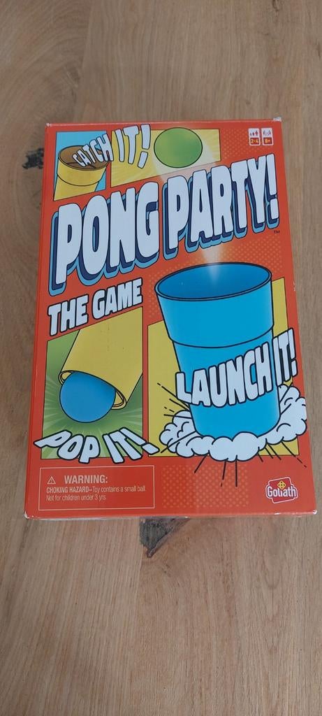 Pong Party! Het Spel - Goliath, Een of twee spelers, Ophalen of Verzenden, Gebruikt, Goliath