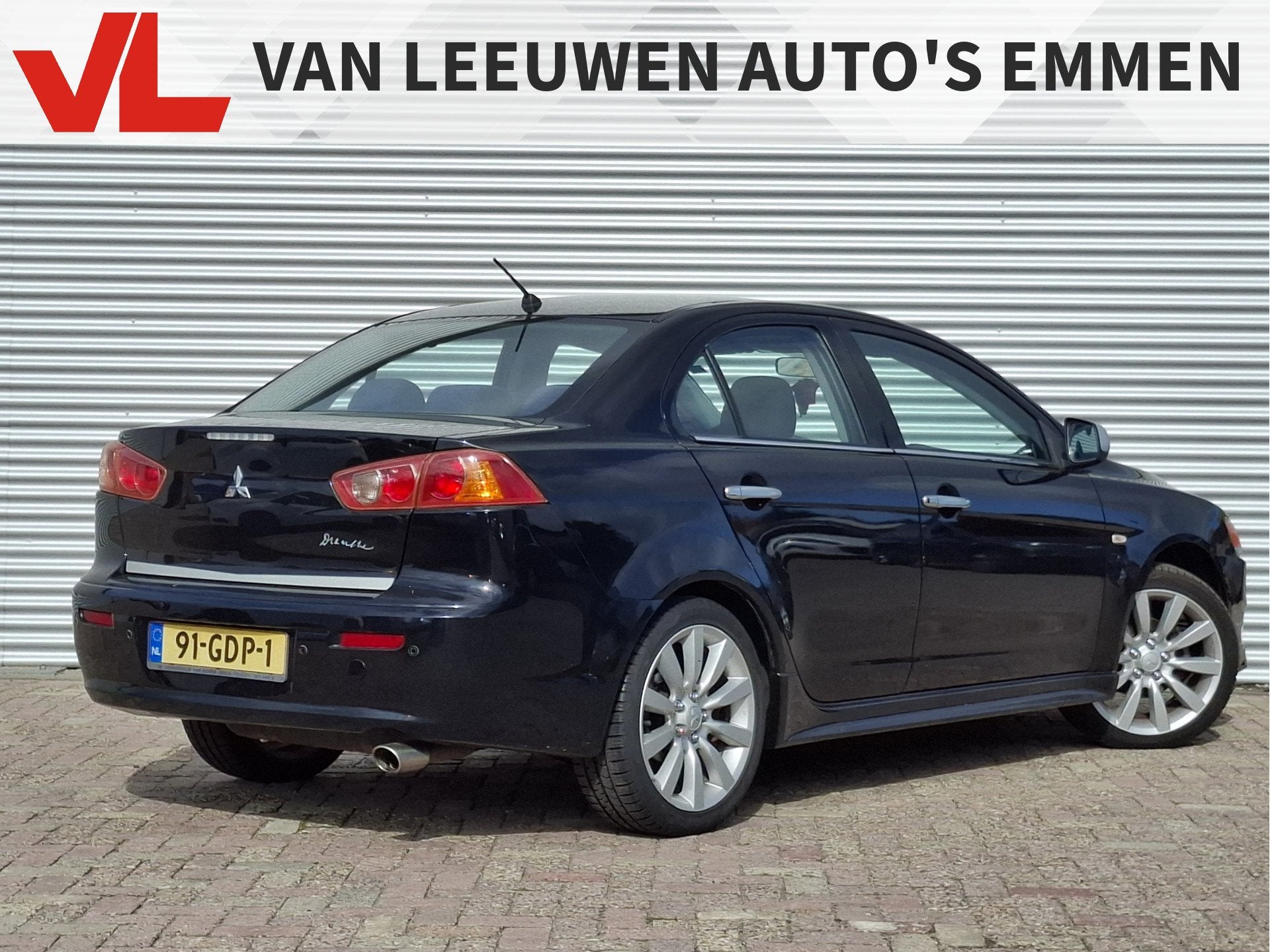 Mitsubishi Lancer Sports Sedan 1.8 Intense | Nieuw Binnen! |, Auto's, Stof, Gebruikt, Met garantie (alle), Zwart