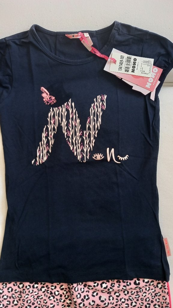 Nieuw donkerblauw shirt nono 134/140, Ophalen of Verzenden, Nieuw, Meisje, Shirt of Longsleeve