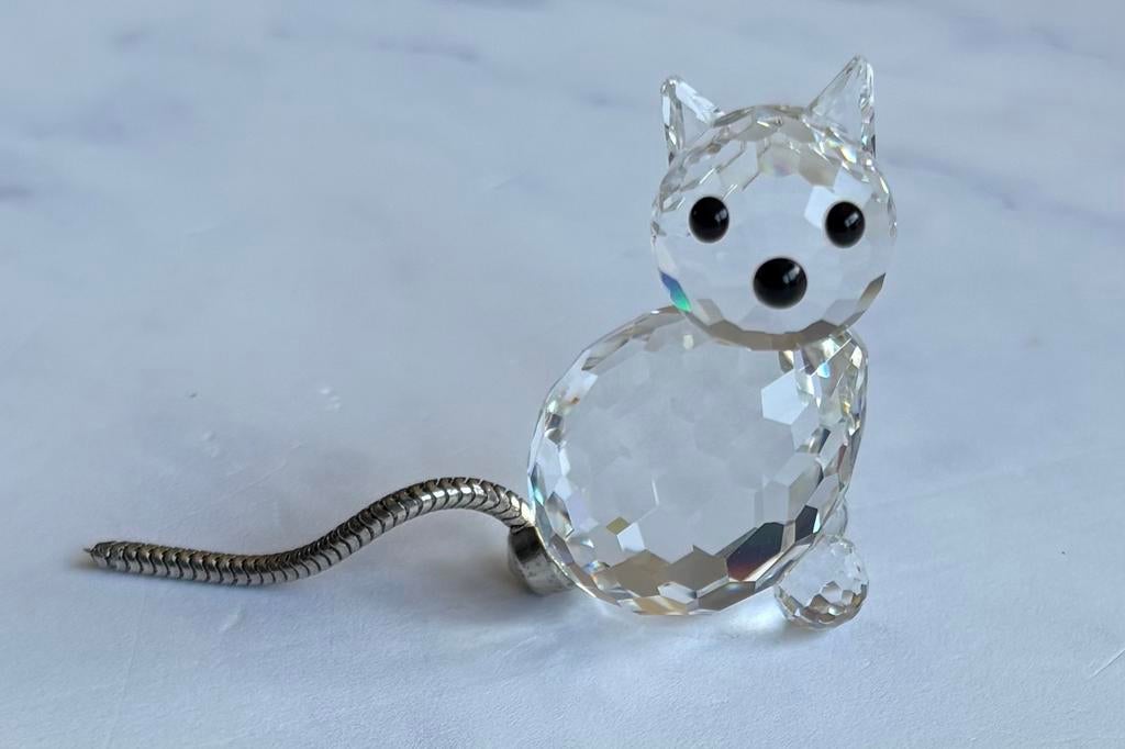 Swarovski Poesje ZGAN, Ophalen, Zo goed als nieuw, Figuurtje