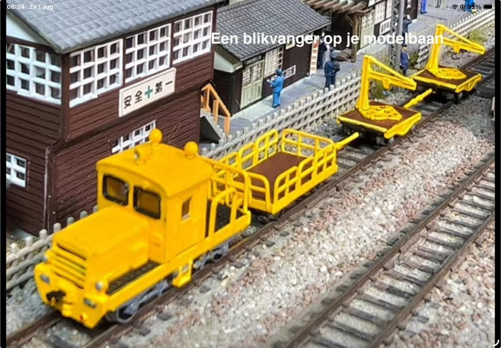 Railmaintenance voertuig met geduld voor detail bouwpakket, Hobby en Vrije tijd, Ophalen of Verzenden, Nieuw, Gelijkstroom of Wisselstroom