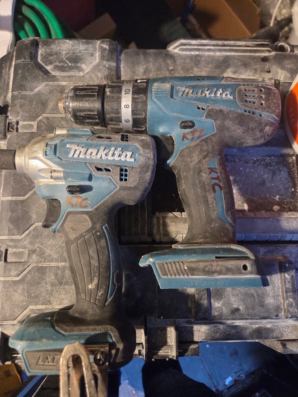 Makita DTD156 18V Slagmoer en HP347D 14.4V Klopboor, Doe-het-zelf en Verbouw, Gereedschap | Boormachines, Ophalen of Verzenden