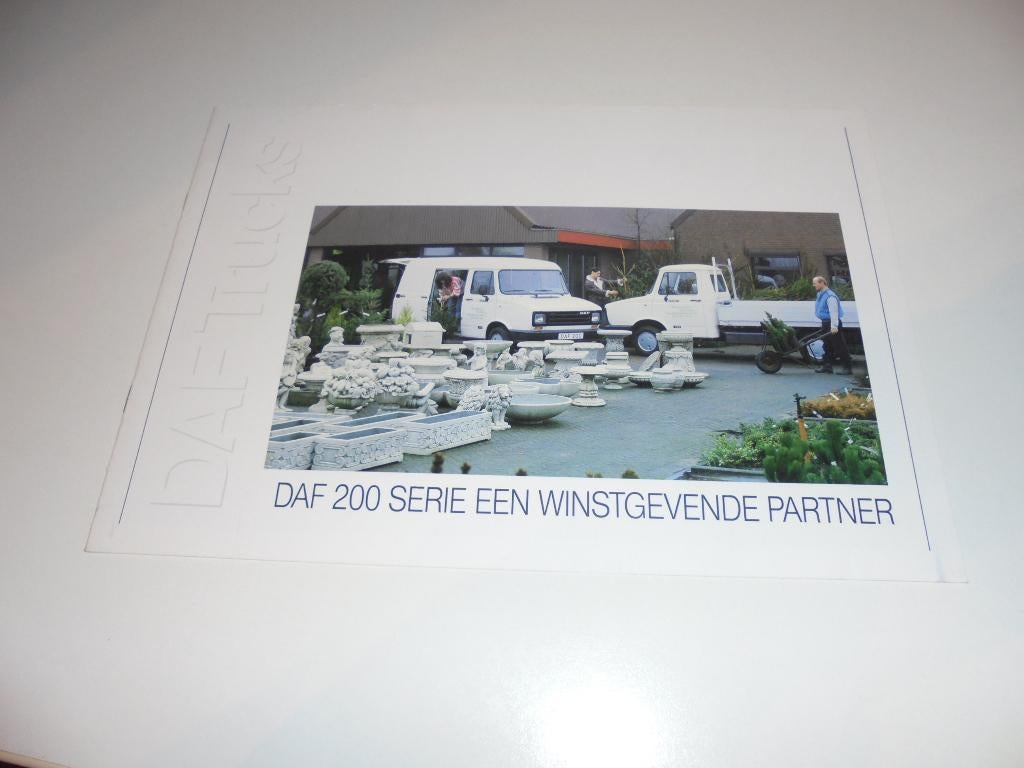 brochure DAF 200 serie, Ophalen of Verzenden, Nieuw, Overige merken