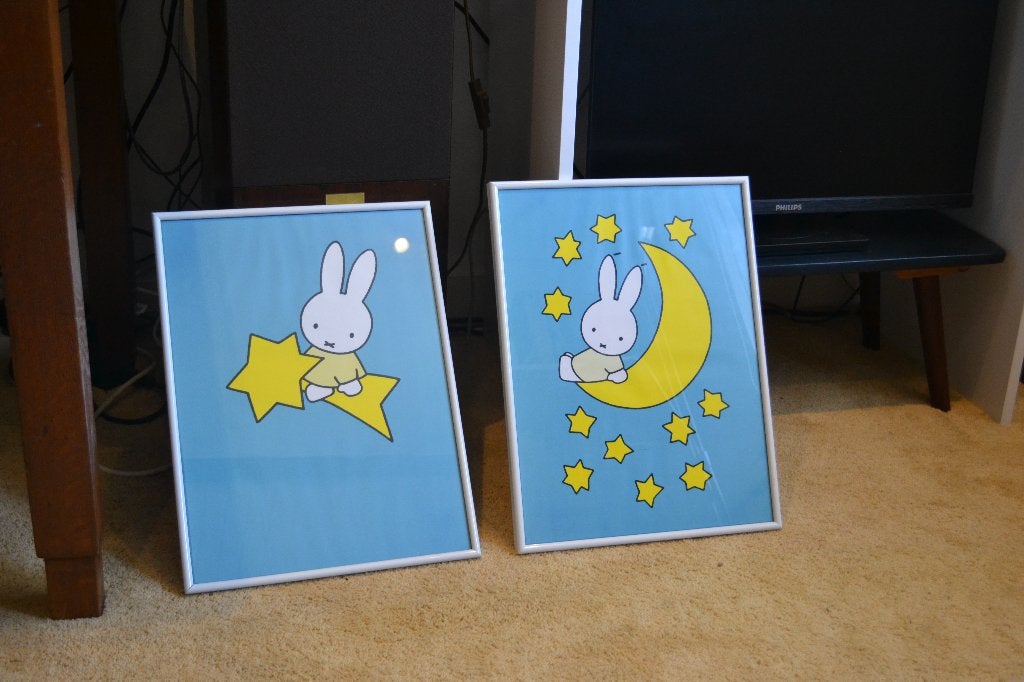 Nijntje prints, Minder dan 50 cm, Gebruikt, Ophalen of Verzenden, Print