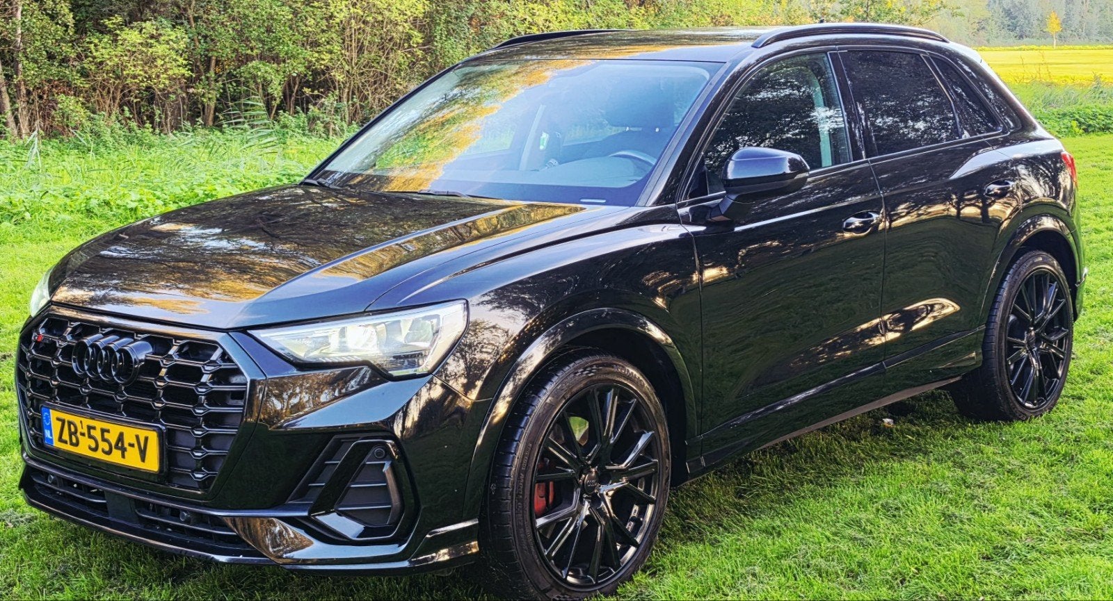 Audi Q3 40 TFSI quattro - NAP - 190 PK - Automaat, Auto's, Automaat, Zwart, 1984 cc, Zwart