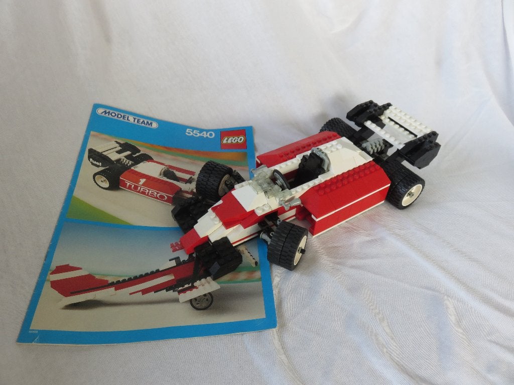 Lego model team, set 5540 formula I racer, Gebruikt, Overige thema's, Lego, Inclusief instructies