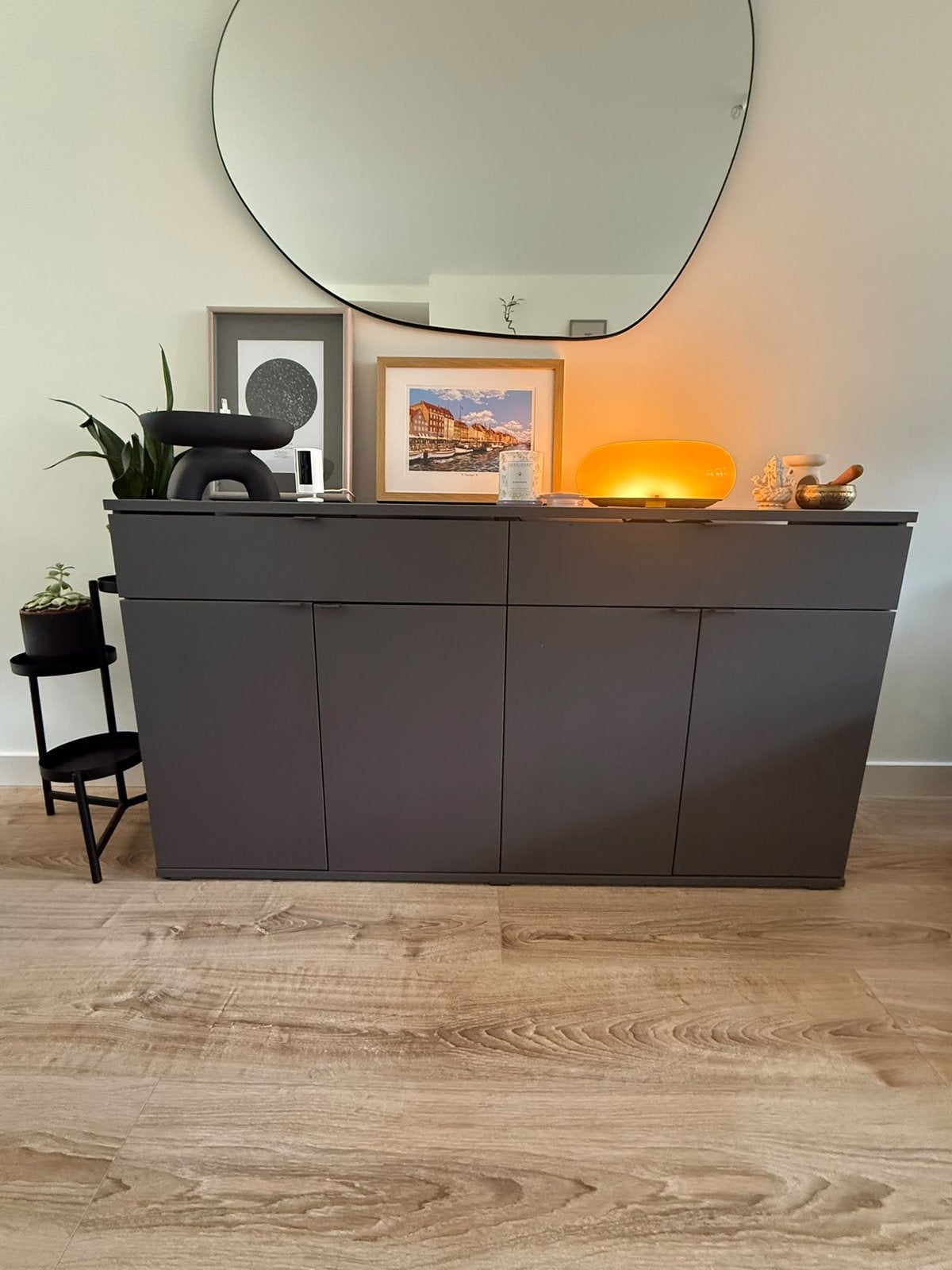 IKEA Vihals Sideboard Buffet, Ophalen, 100 tot 150 cm, Zo goed als nieuw, Minder dan 100 cm