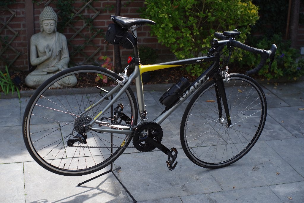 Giant TCR 2 maat 49 (1.60-1.80), Fietsen en Brommers, Ophalen, 28 inch, Velgrem, Aluminium