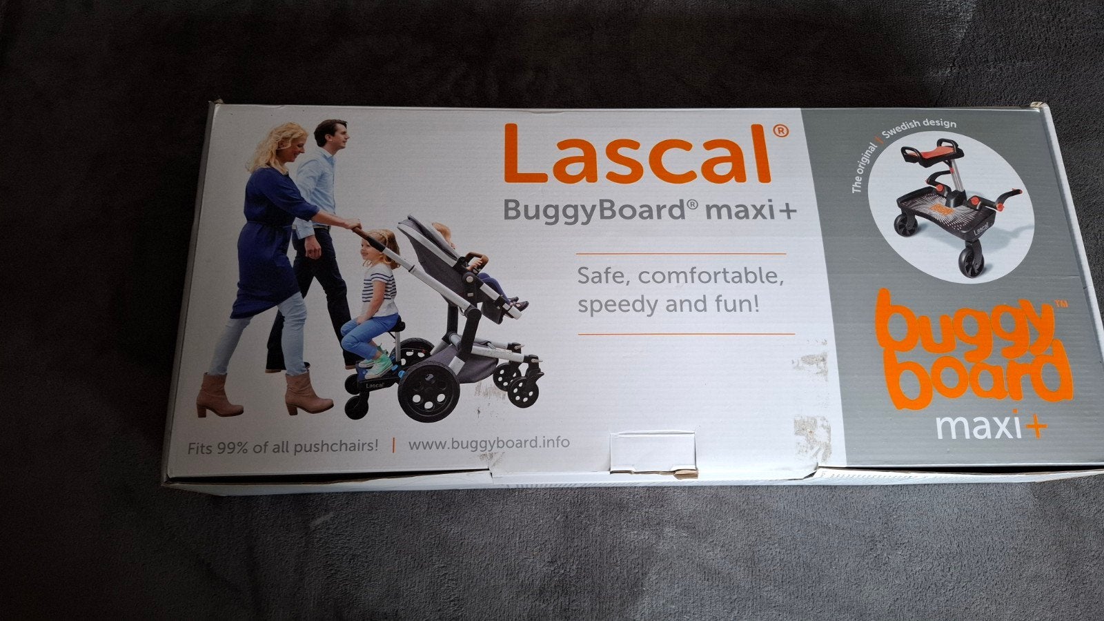 Lascal BuggyBoard Maxi+ meerijdplankje, Kinderen en Baby's, Kinderwagens en Combinaties, Ophalen of Verzenden, Gebruikt, Overige merken