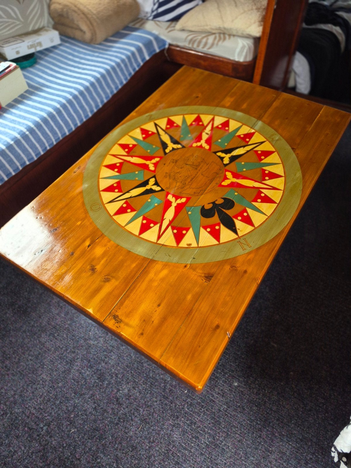 Salontafel voor boot / thuis, Ophalen, Gebruikt