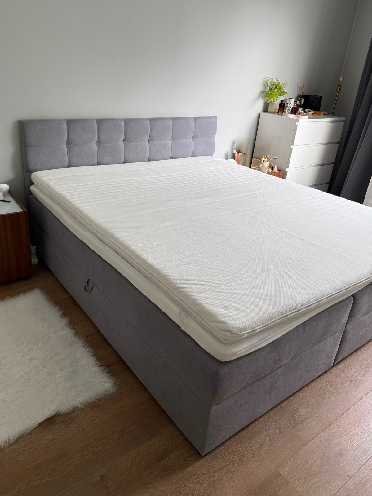 Ikea Tussoy topmatras 180x200 - Zo goed als nieuw, Huis en Inrichting, Slaapkamer | Matrassen en Bedbodems, Ophalen, Tweepersoons
