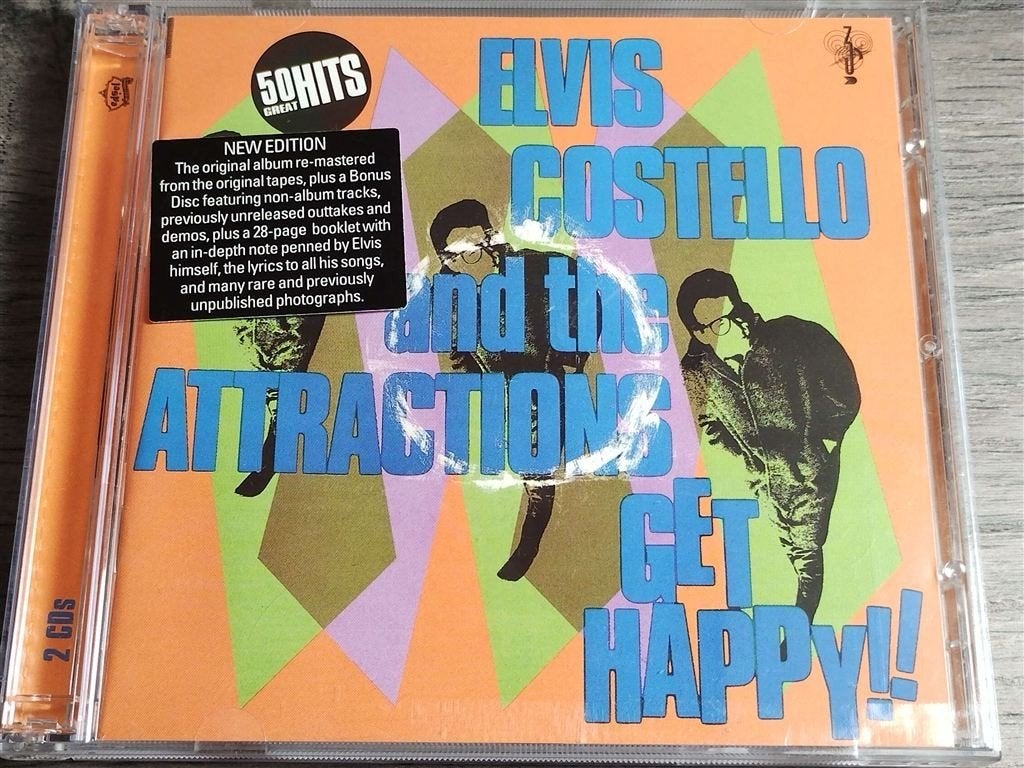Elvis Costello And The Attractions – Get Happy!![2CD], Ophalen of Verzenden, Zo goed als nieuw, New wave