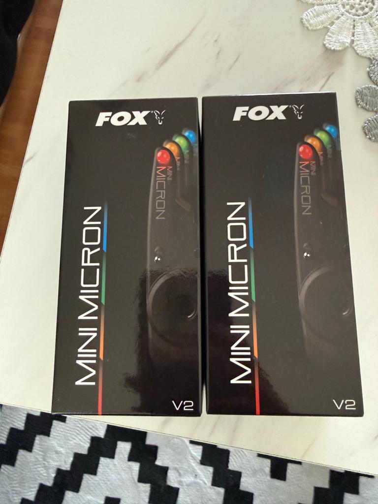 Fox Mini Micron V2 Beetmelders (Set van 2), Watersport en Boten, Ophalen of Verzenden, Nieuw, Overige typen