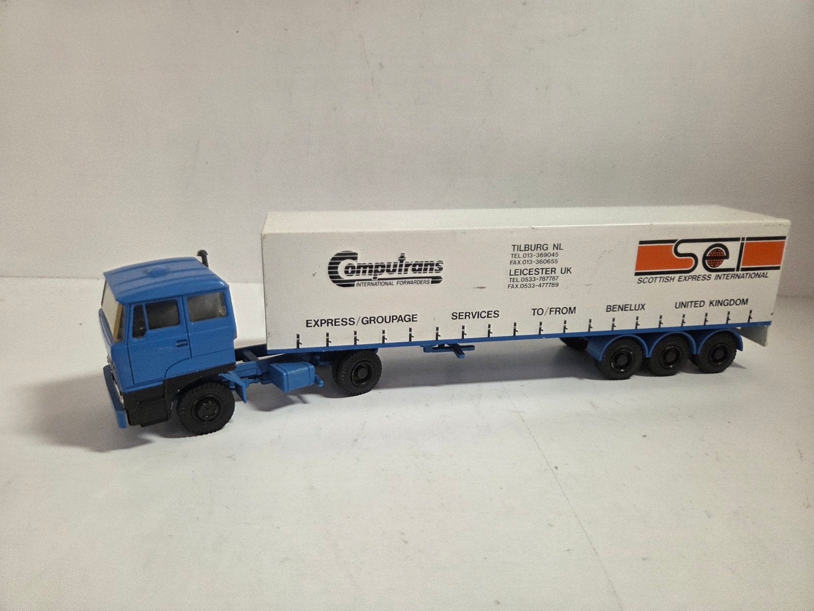 Lion Car DAF Computrans Tilburg 1:50, Hobby en Vrije tijd, Modelauto's | 1:50, ., Ophalen of Verzenden, Zo goed als nieuw, .