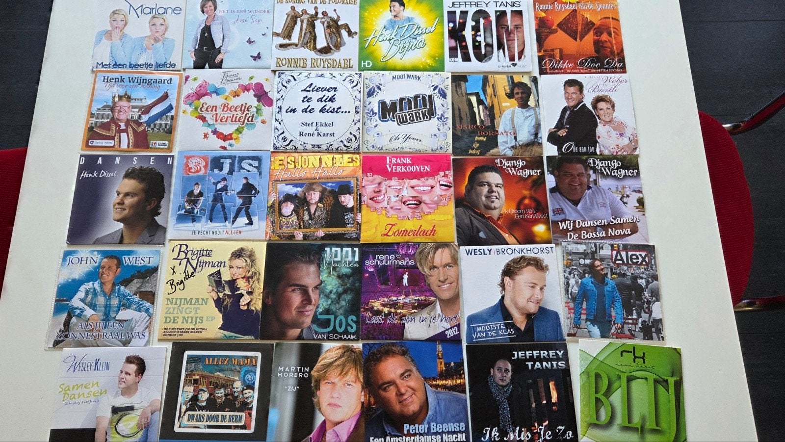 Collectie Nederlandstalige promo cd singles 30 stuks, Gebruikt, Eerste persing, Ophalen of Verzenden, Levenslied of Smartlap