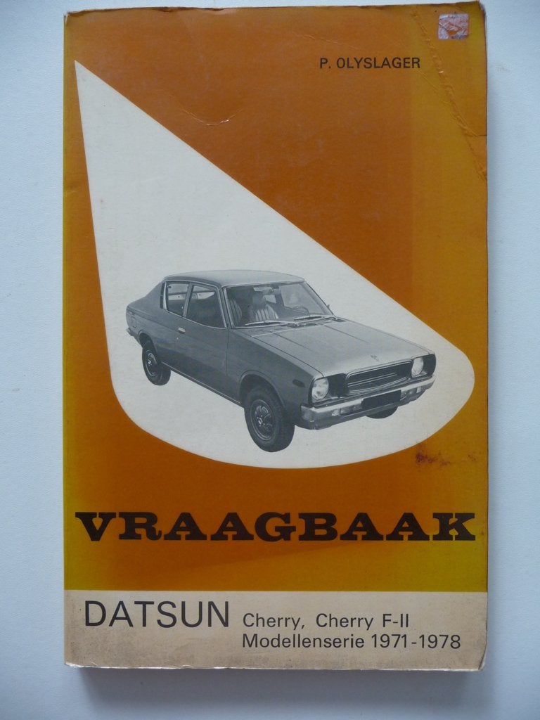 VRAAGBAAK DATSUN CHERRY, CHERRY F-11 serie 1971-1978, Ophalen of Verzenden
