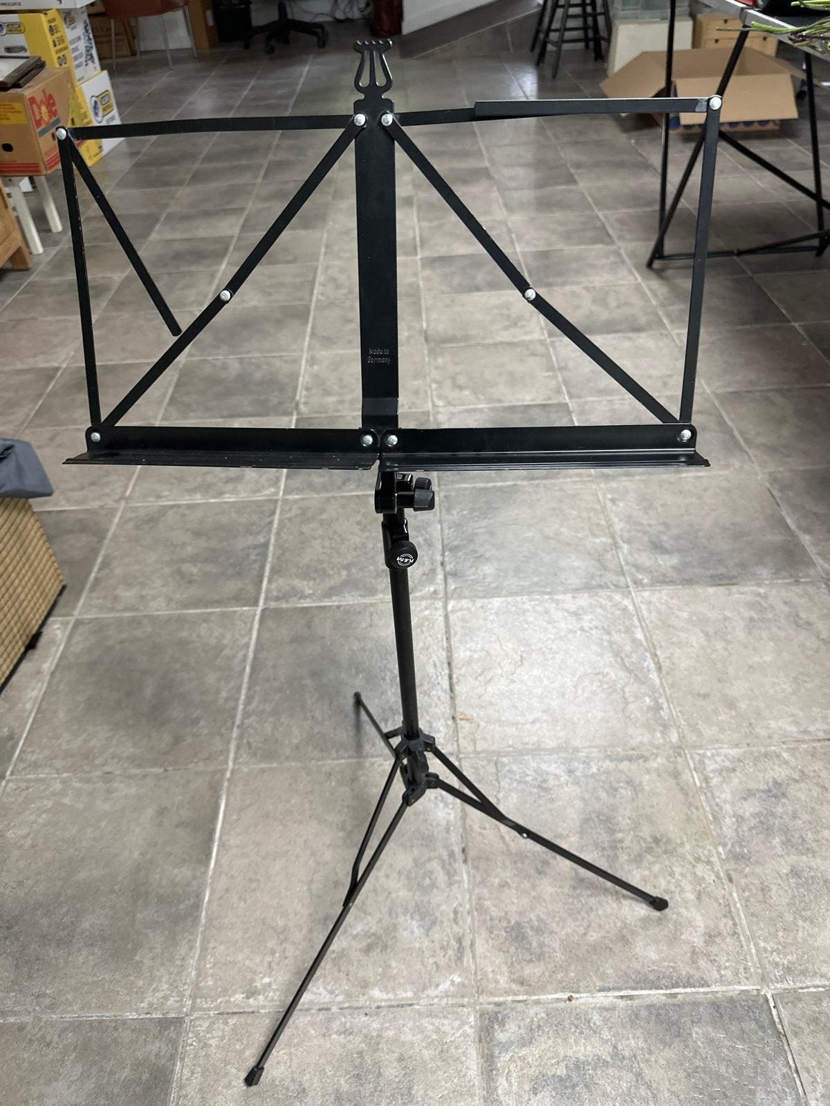 K&M Muziekstandaard - Made in Germany, Muziek en Instrumenten, Standaards, Ophalen, Gebruikt, Muziekstandaard, Overige instrumenten
