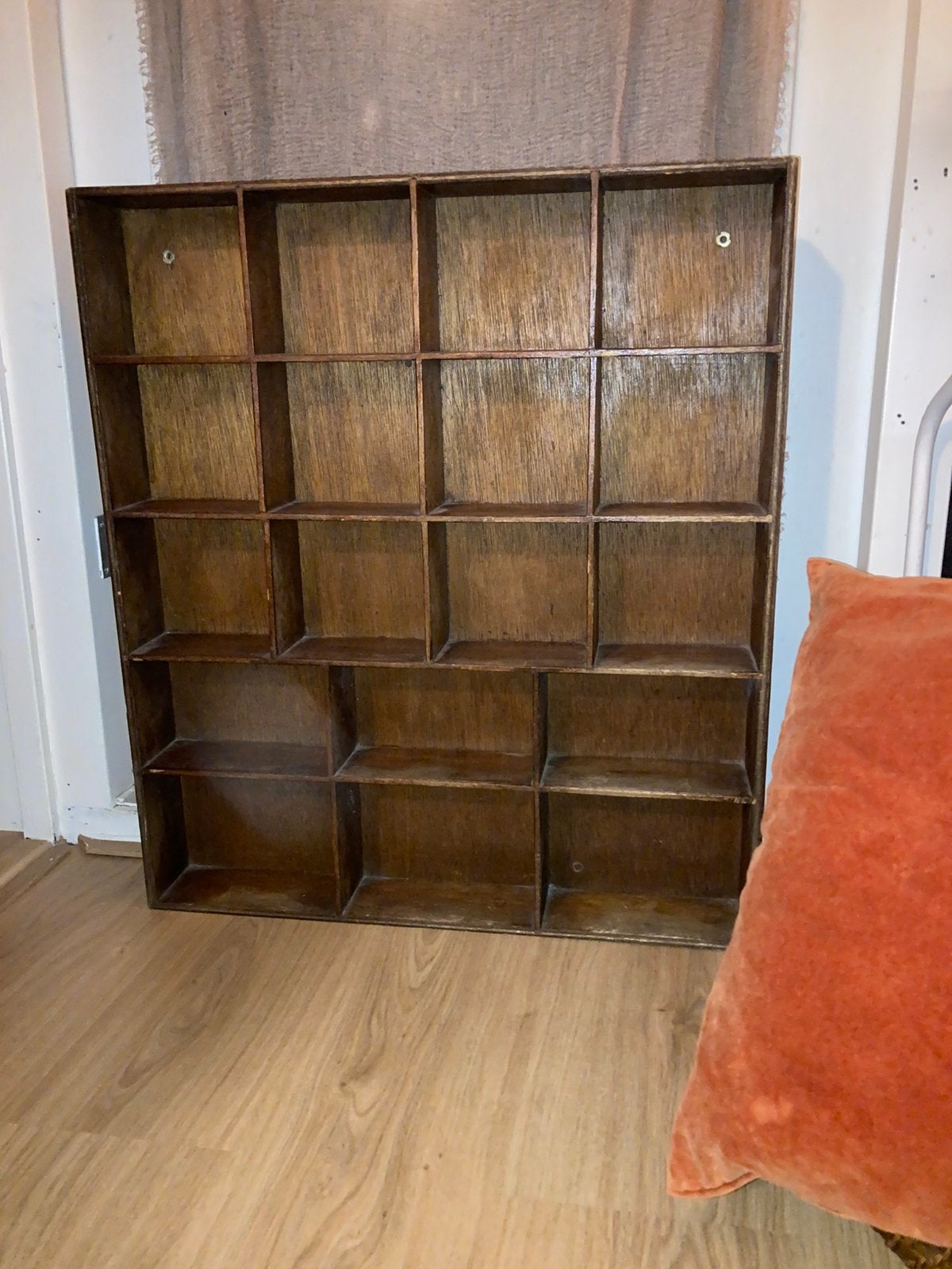 Mooie houten vakkenkast/ hele grote letterbak, Ophalen of Verzenden, Zo goed als nieuw, Minder dan 150 cm, Minder dan 100 cm