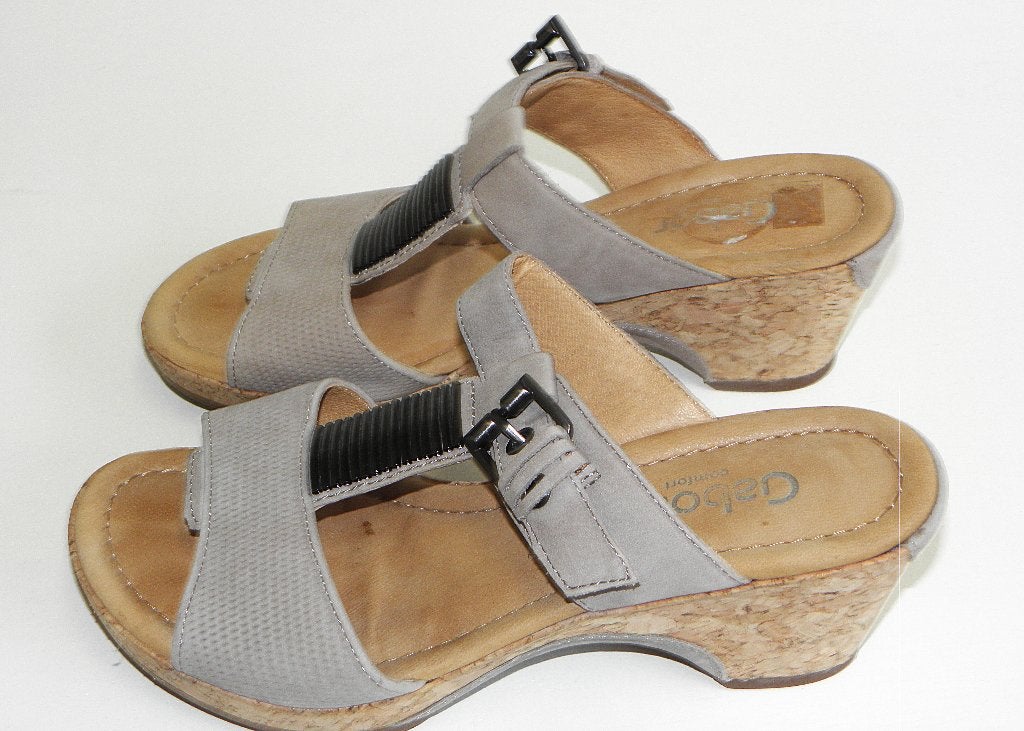 Gabor comfort sandalen met sleehak maat 6½ (40) wijdte G, Kleding | Dames, Schoenen, Overige kleuren, Gabor, Zo goed als nieuw