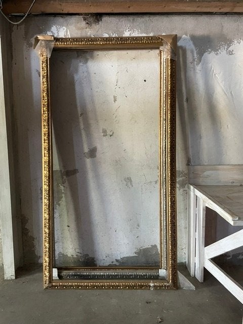 Zeer grote klassieke gouden lijst – indrukwekkend formaat, Ophalen, Overige typen, Nieuw, 116 cm