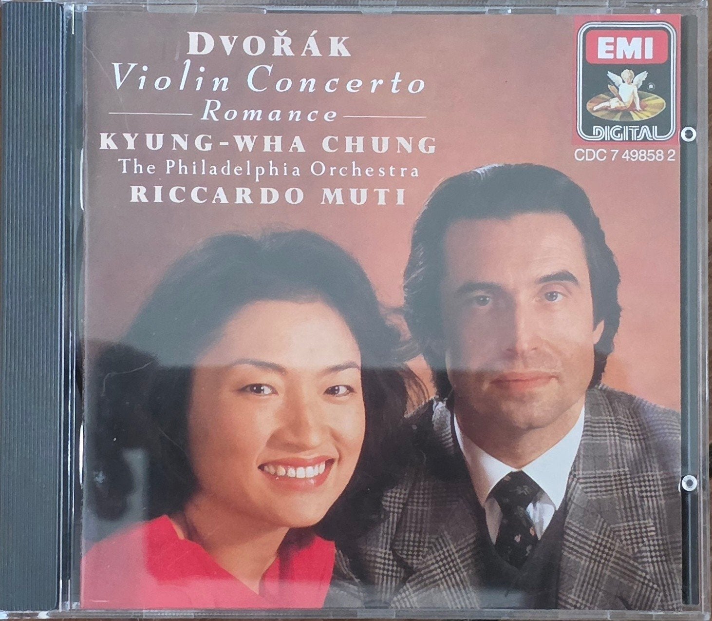 Dvořák: Vioolconcert & Romance - Chung, Muti, Inclusief boekje, Gebruikt, Soloconcert, Ophalen of Verzenden