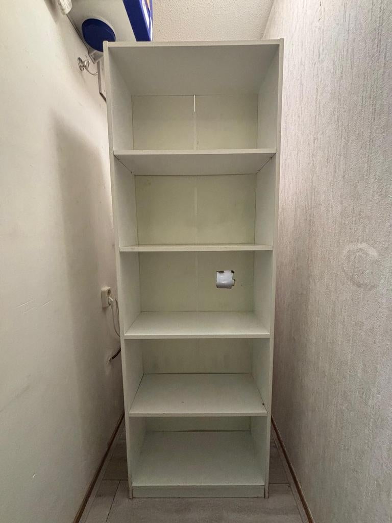 Witte boekenkast met planken, Ophalen of Verzenden
