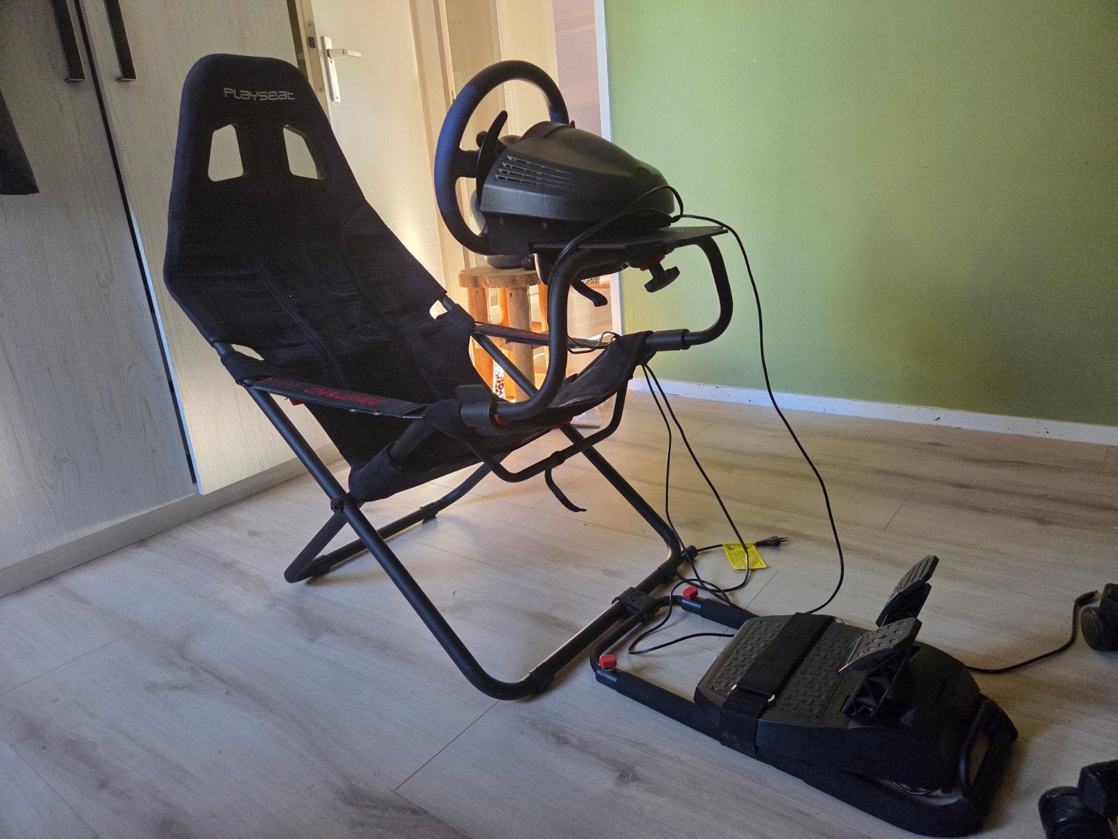 Playseat Challenge met Thrustmaster T150 en Gran Turismo 7, Ophalen, Zo goed als nieuw