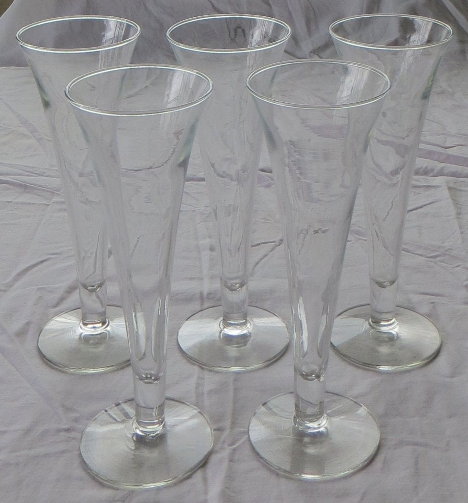 5 Mooie Champagne en/of cocktail glazen. Feest. Zomer, Ophalen, Glas of Glazen, Overige merken, Modern
