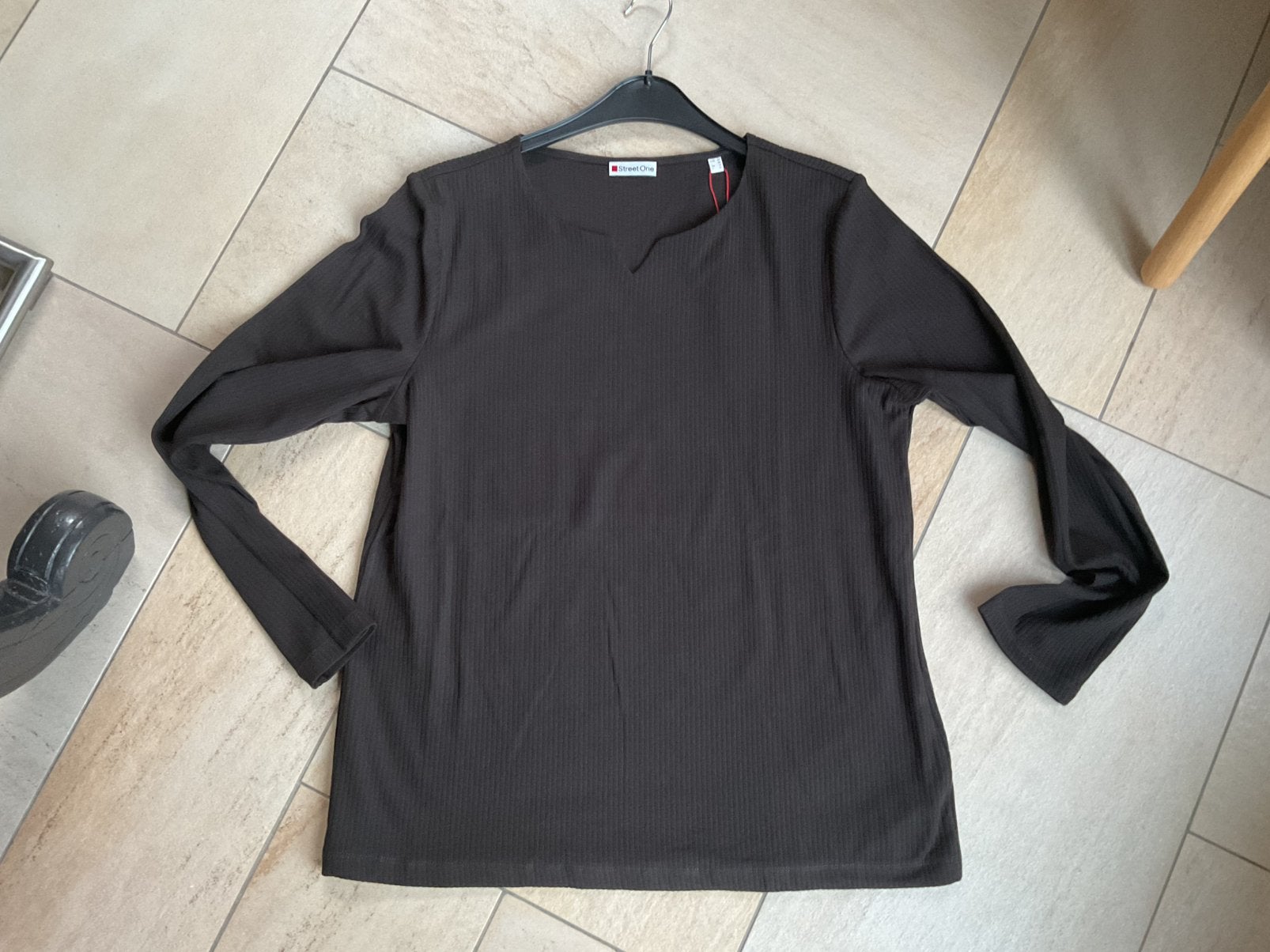 Street One shirt maat 44 nieuw (donkerbruin), Bruin, Verzenden, Maat 42/44 (L), Nieuw