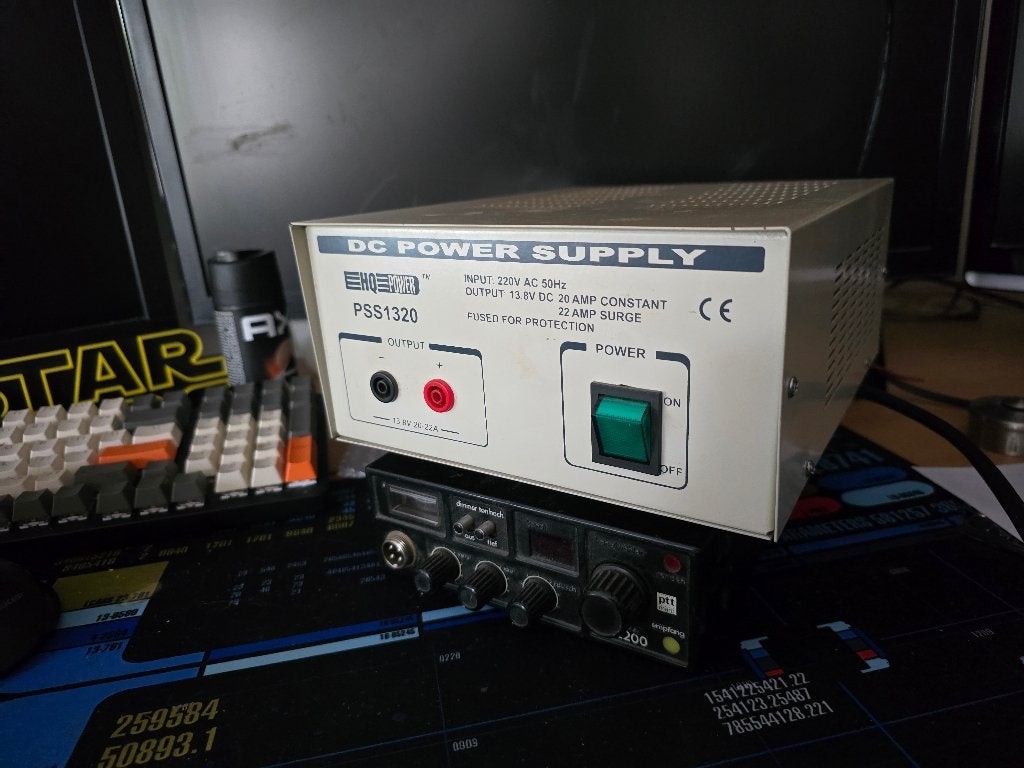 HQ DC Power Supply 12V 20/22 AMP, Ophalen of Verzenden, Zo goed als nieuw