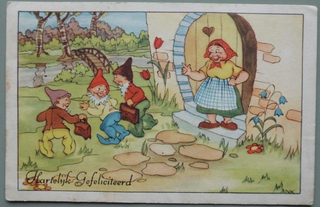Kabouter 1 - kabouters nemen afscheid - 1954 - Ank, Ophalen of Verzenden, 1940 tot 1960, Gelopen, Kinderen