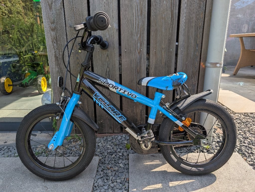Jongens fiets 14 inch, Fietsen en Brommers, Fietsen | Jongens, Ophalen, 14 inch of minder, Volare, Handrem