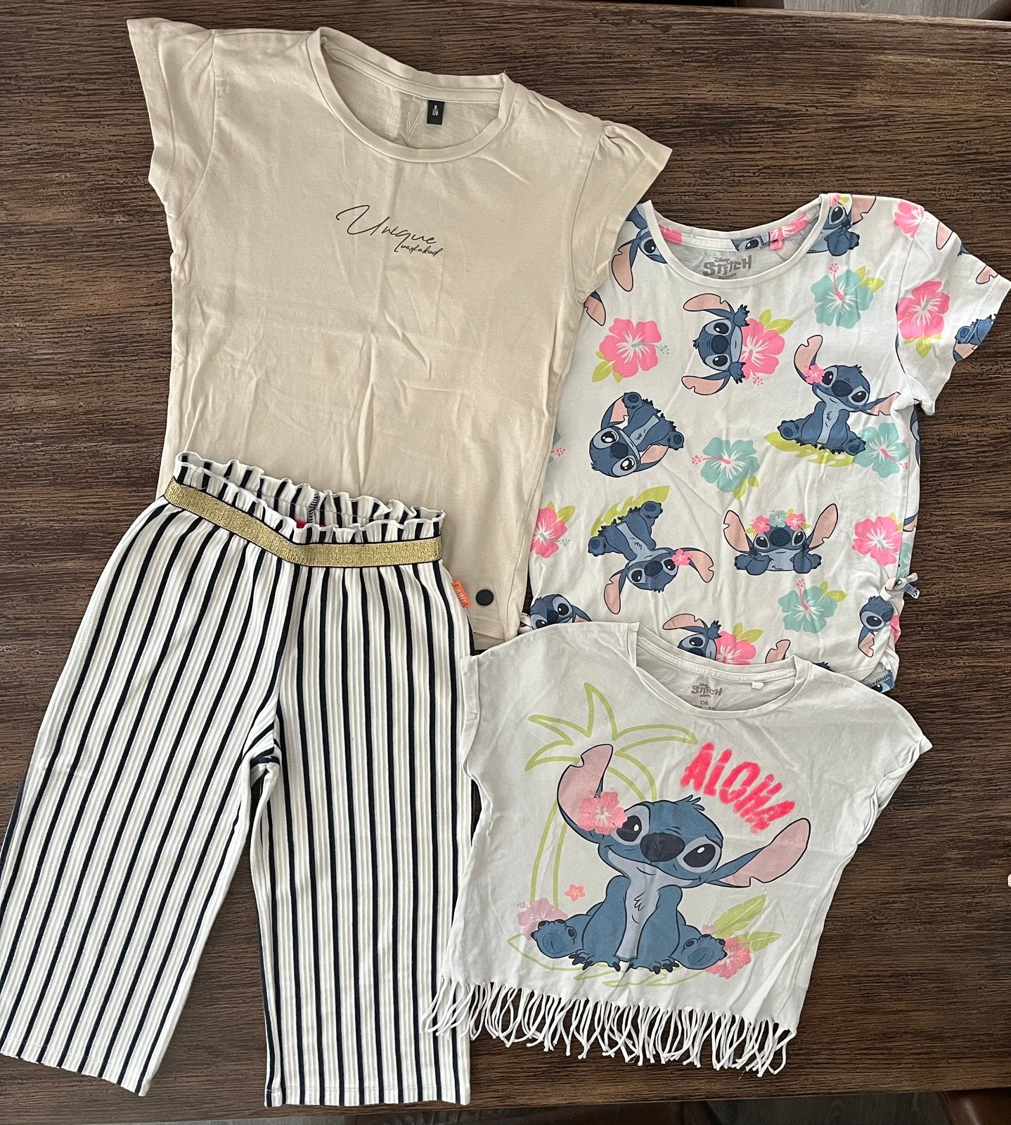 Zomerkleding voor een meisje, Ophalen, Gebruikt, Maat 110