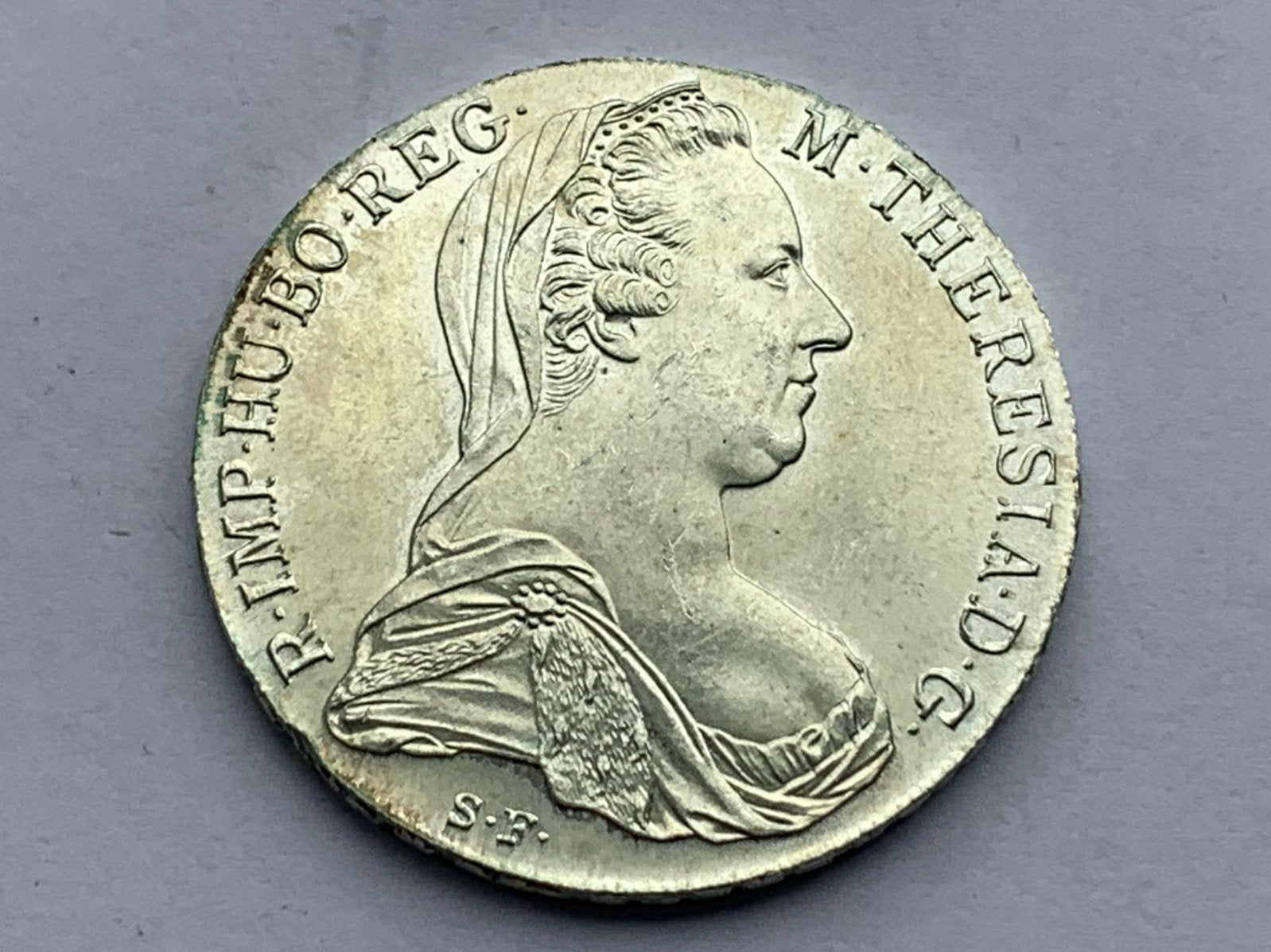 Prachtige zilveren oosterijkse maria theresia 1780, Ophalen of Verzenden, Oostenrijk