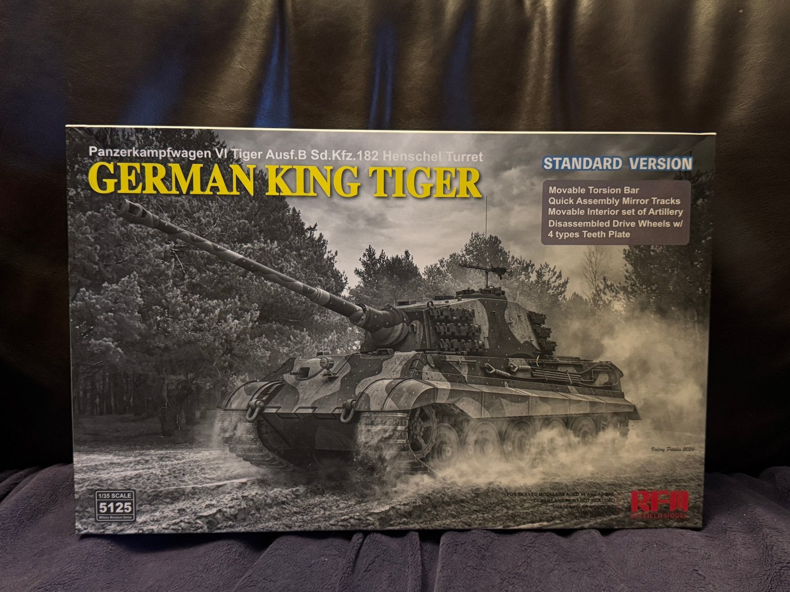 RFM German King Tiger Henschel Turret 1:35 modelbouw, Overige merken, Tank, 1:32 tot 1:50, Nieuw