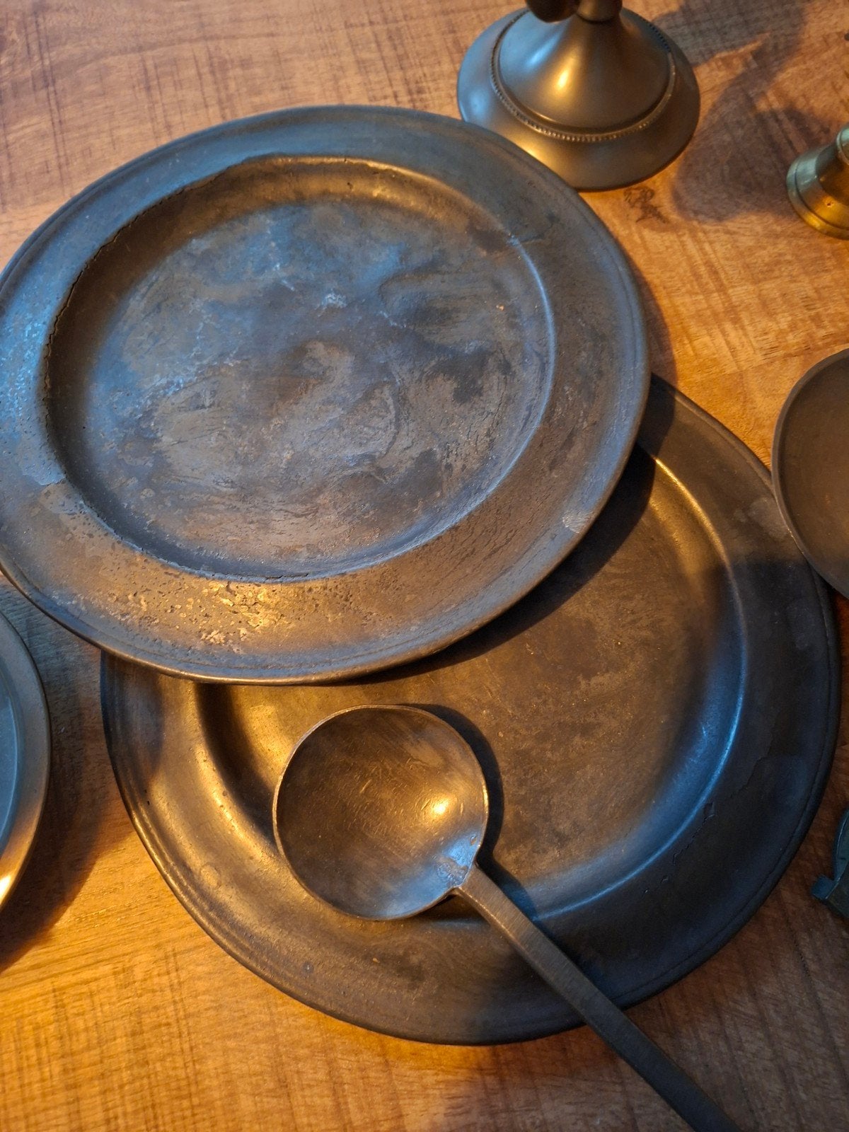 tinnen objecten en koper., Ophalen of Verzenden