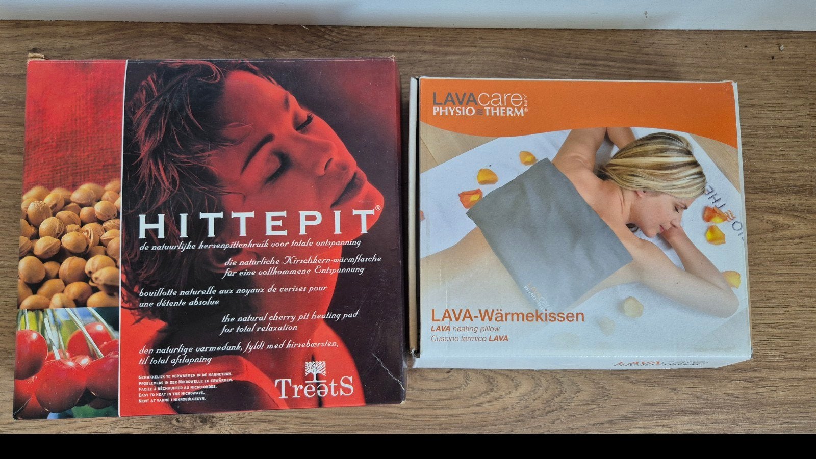 Hittepit kersenpittenkussen en Lavacare warmtekussen, Ophalen of Verzenden