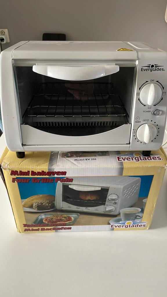Everglades Mini Bakoven - Compacte Toastoven, Ophalen, Zo goed als nieuw